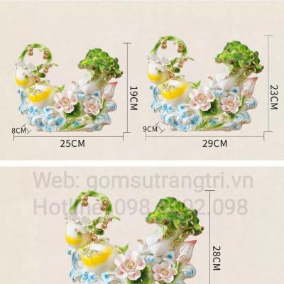 TƯỢNG HỒ LÔ BẮP CẢI PHONG THỦY